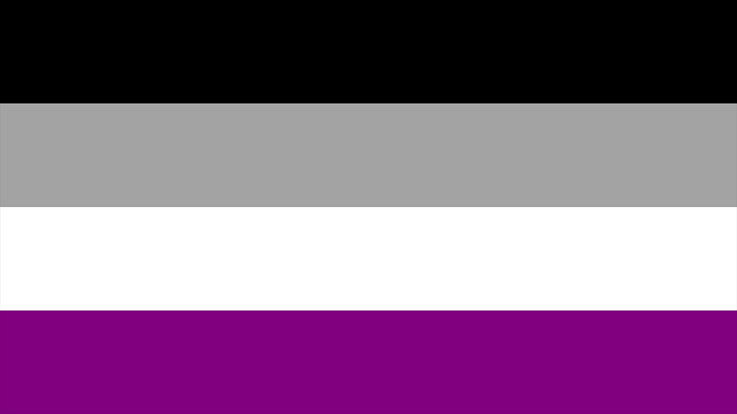 Asexual Pride Flag Playmat 14” x 24”