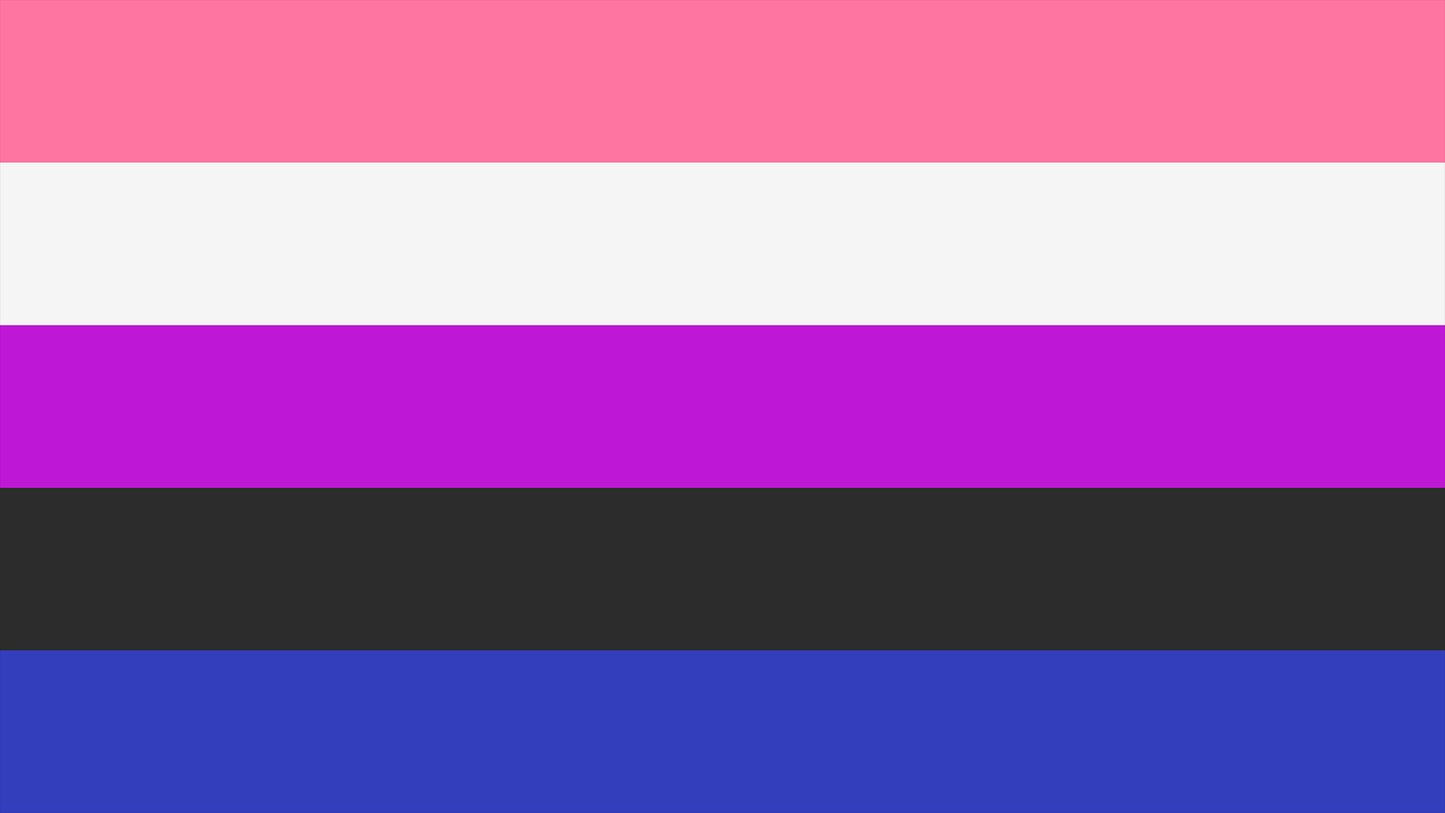 Gender Fluidity Pride Flag Playmat 14” x 24”