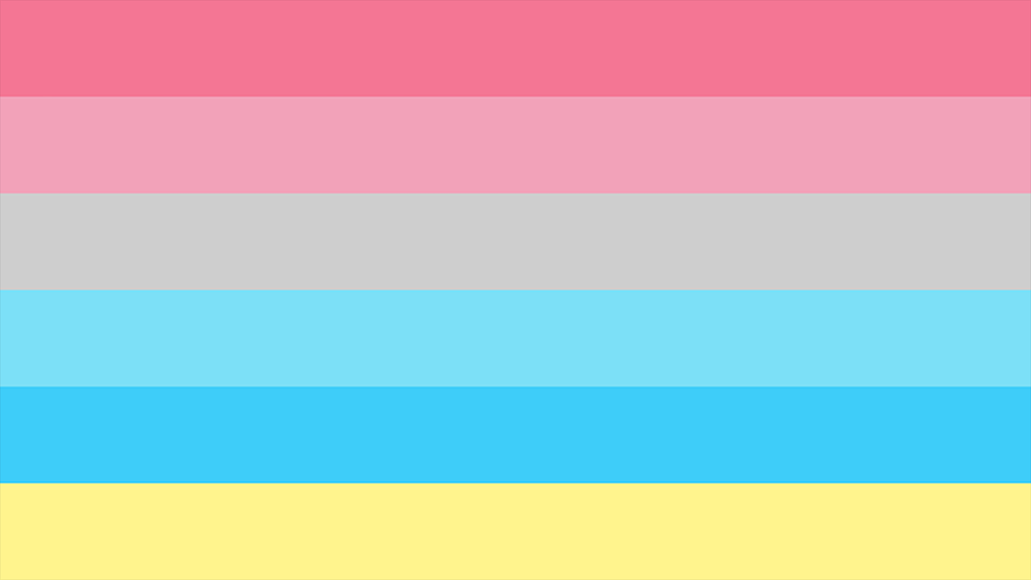 Genderflux Pride Flag Playmat 14” x 24”