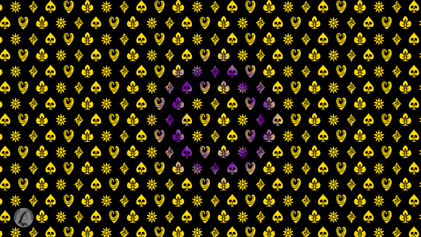 Intersex Shadow Banner Pride Flag Playmat 14" x 24"