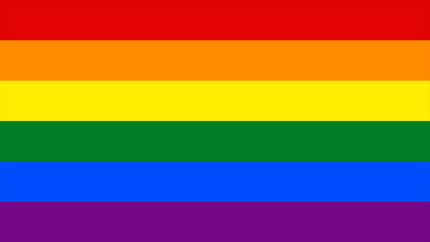 1979 Gilbert Baker Pride Flag Playmat 14" x 24"