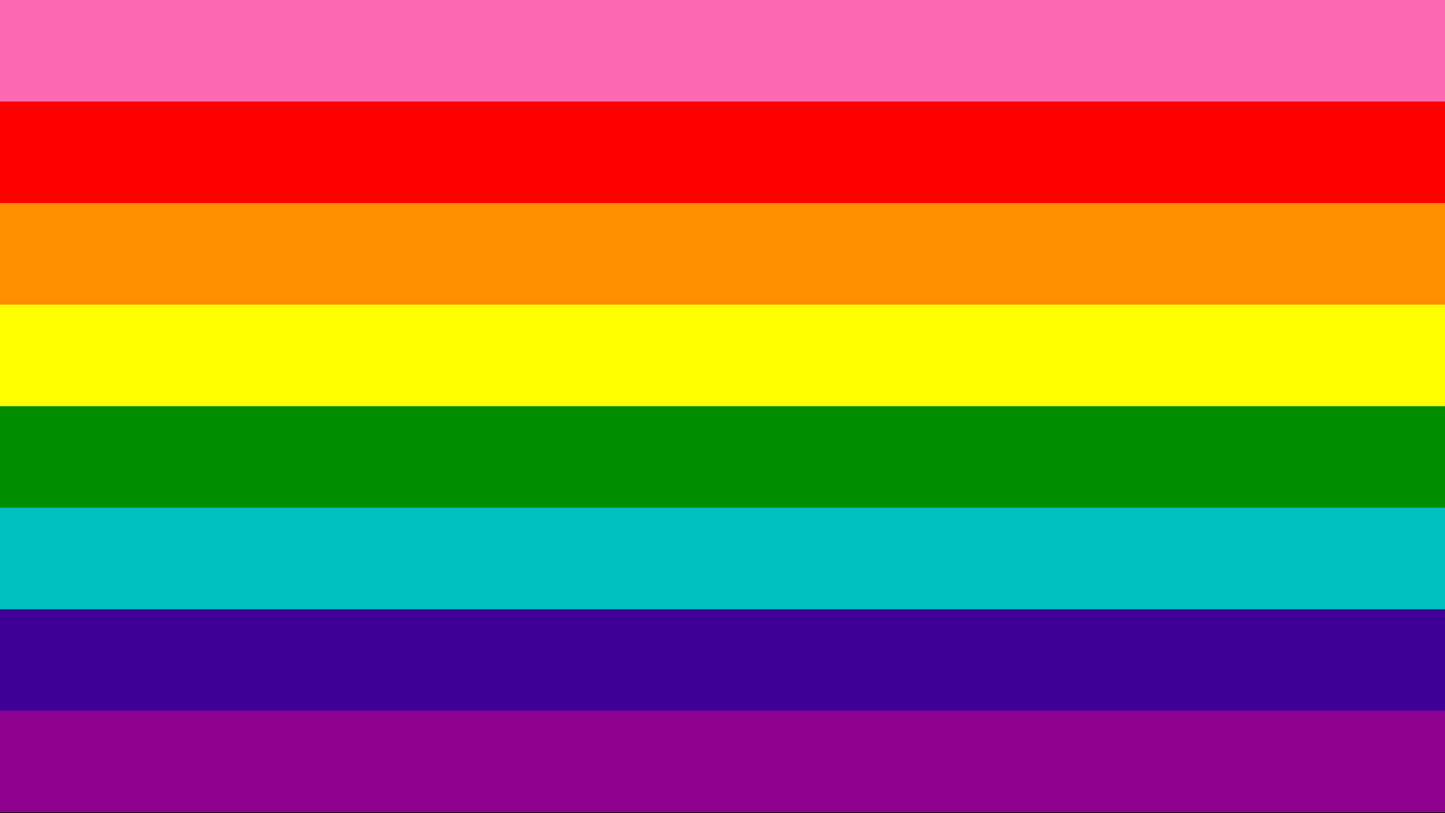 1978 Gilbert Baker Pride Flag Playmat 14" x 24"