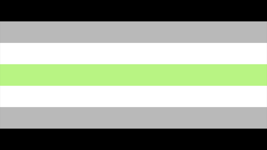 Agender Pride Flag Playmat 14” x 24”