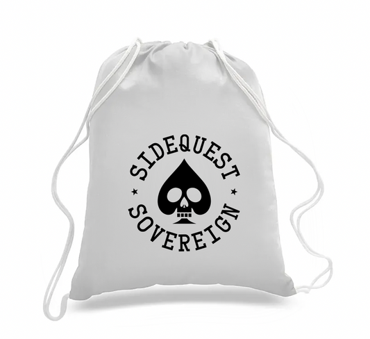 Gray Drawstring Bags