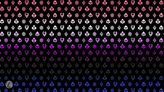 Gender Fluidity Shadow Banner Pride Flag Playmat 14” x 24”
