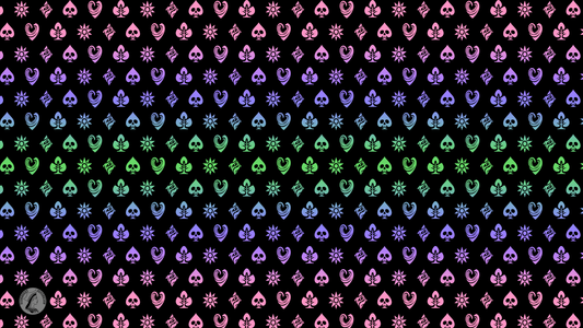 Trigender Shadow Banner Pride Flag Playmat 14" x 24"
